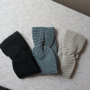 Rib-Knit Headband 3pc Set